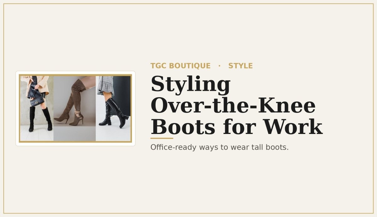Styling Over-the-Knee Boots for Work - TGC Boutique