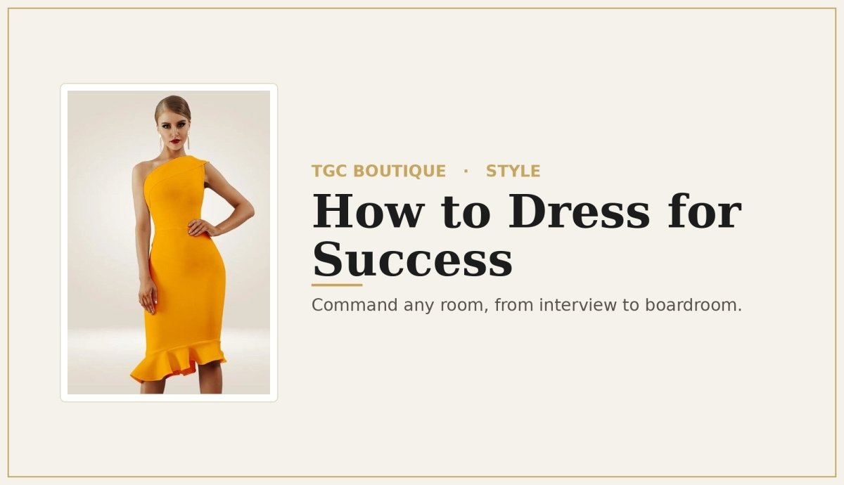 Unleash Your Inner Fierce: How to Dress for Success in Any Situation - TGC Boutique