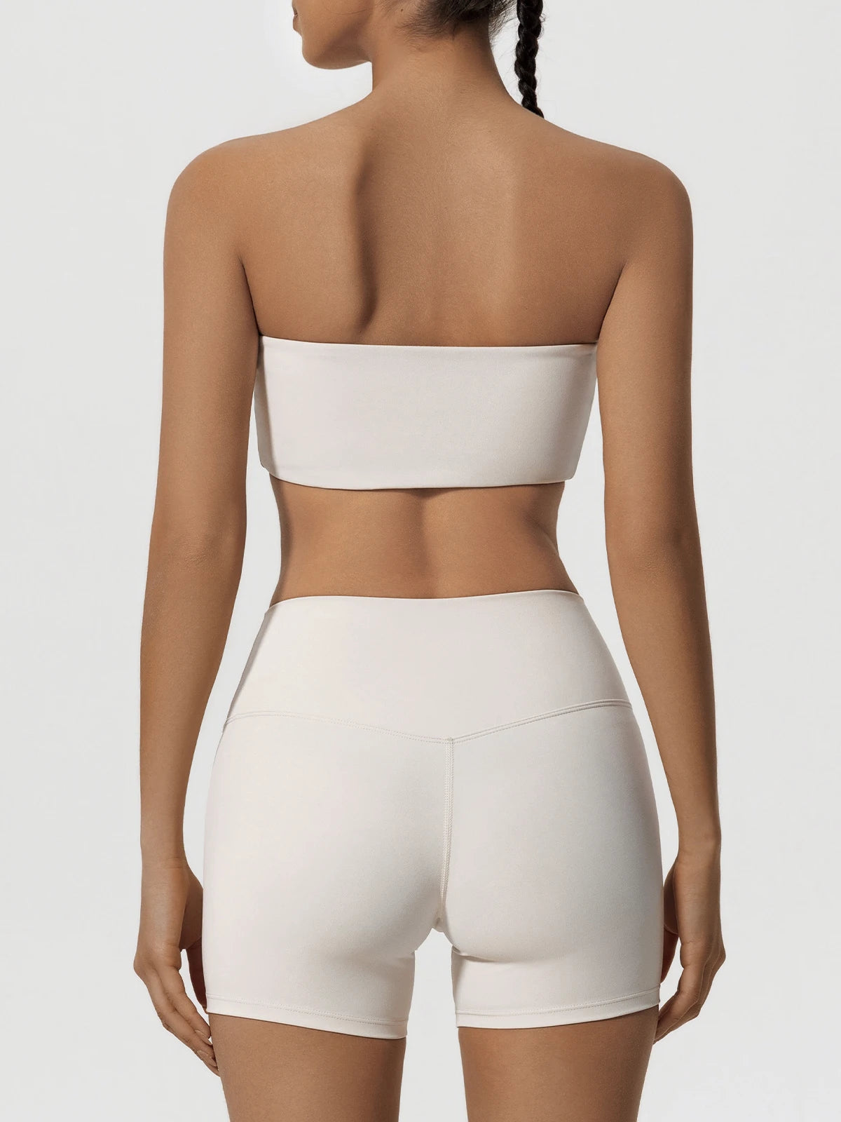 Ivory workout set back view