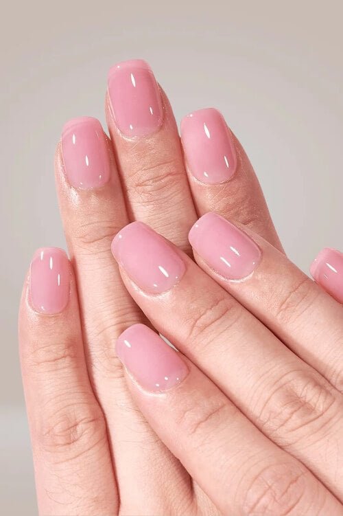 Glossy Pink Square Nails Press On Kit - TGC Boutique - Press On Nails