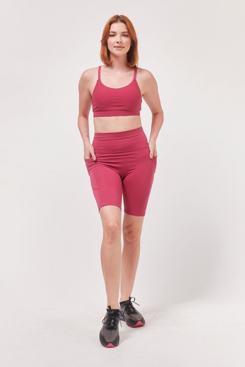 Low Impact Sports Bra with Thin Straps, Yoga Bra - TGC Boutique - Activewear