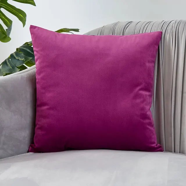 Purple Cushion Cover for Sofa Living Room Luxury Decorative Pillow Cover Ultra Soft Velvet Pillowcase 45x45 30x50 50x50 Cojines - TGC Boutique -