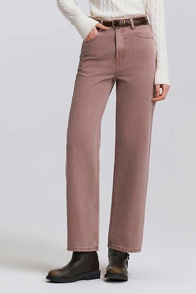 Straight Leg Jeans for Women, Mid Rise Straight Jeans - TGC Boutique - Jeans
