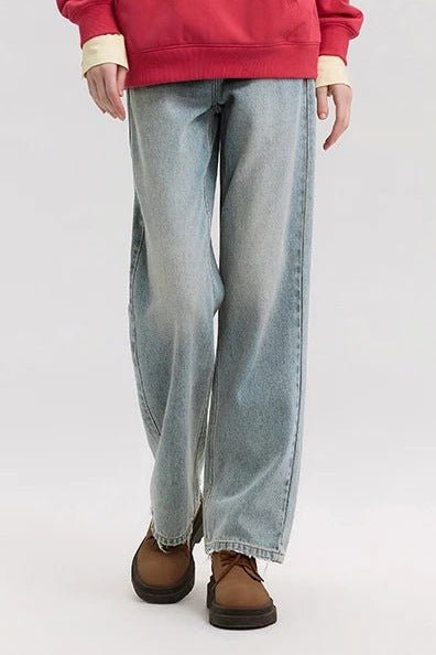 Straight Leg Jeans for Women, Mid Rise Straight Jeans - TGC Boutique - Jeans