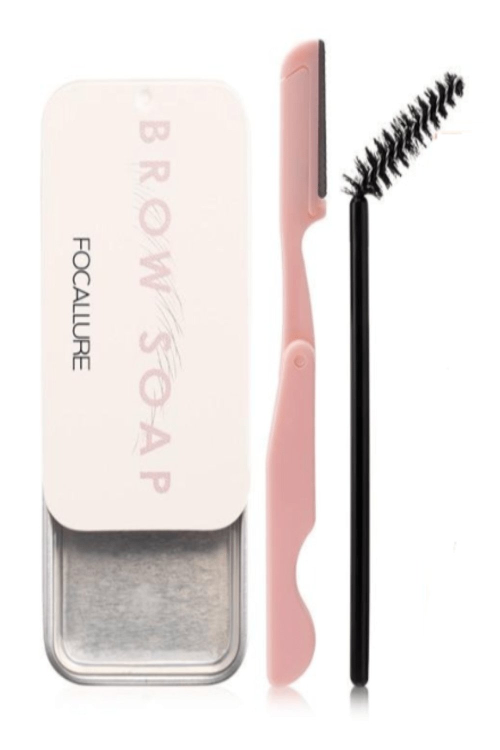 3D Feather Wild Brow Vegan Eyebrow Styling Soap Brush Set - TGC Boutique - Eyebrow Styling Gel