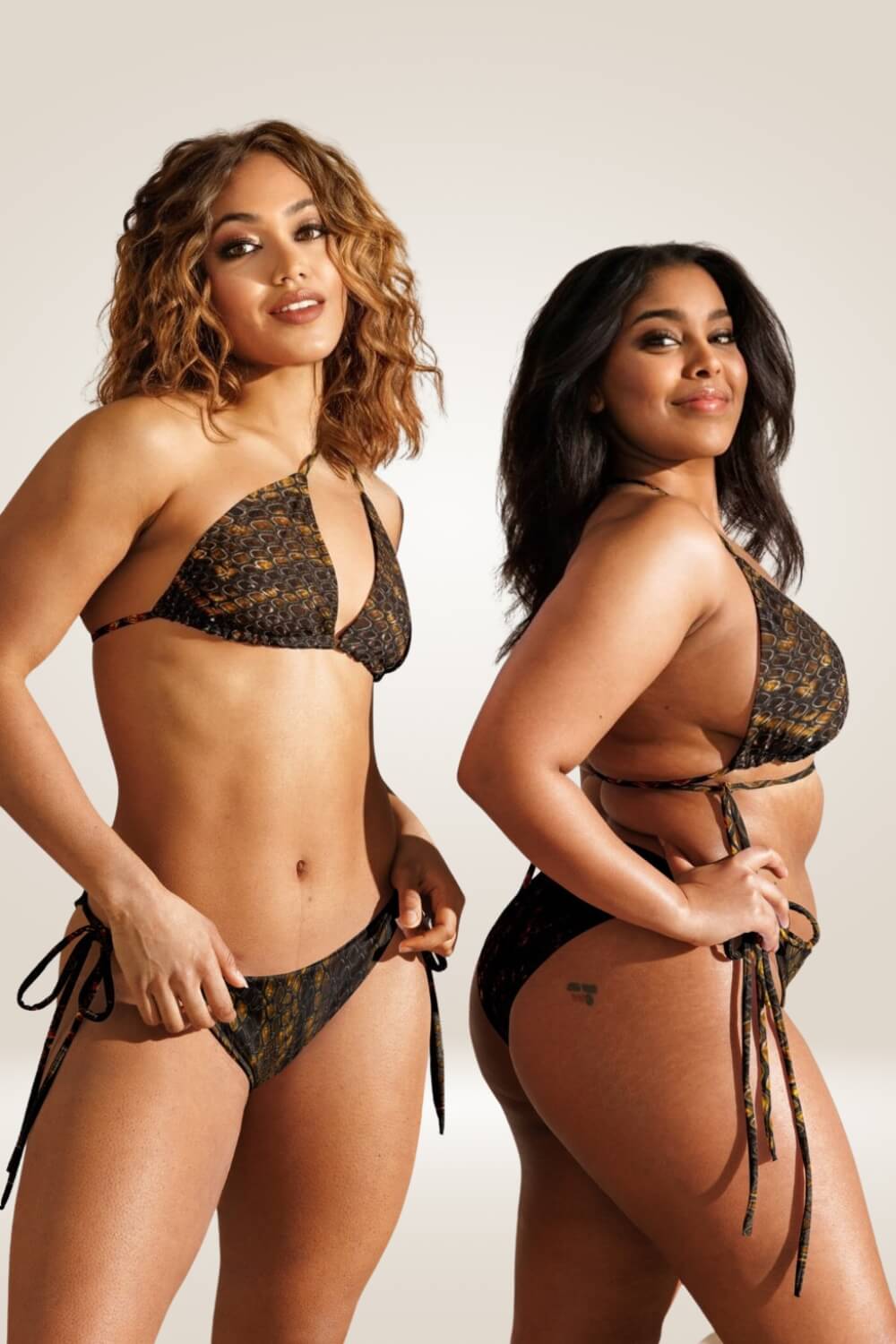 Animal Print Recycled Plus Size Bikini - TGC Boutique - Bikini