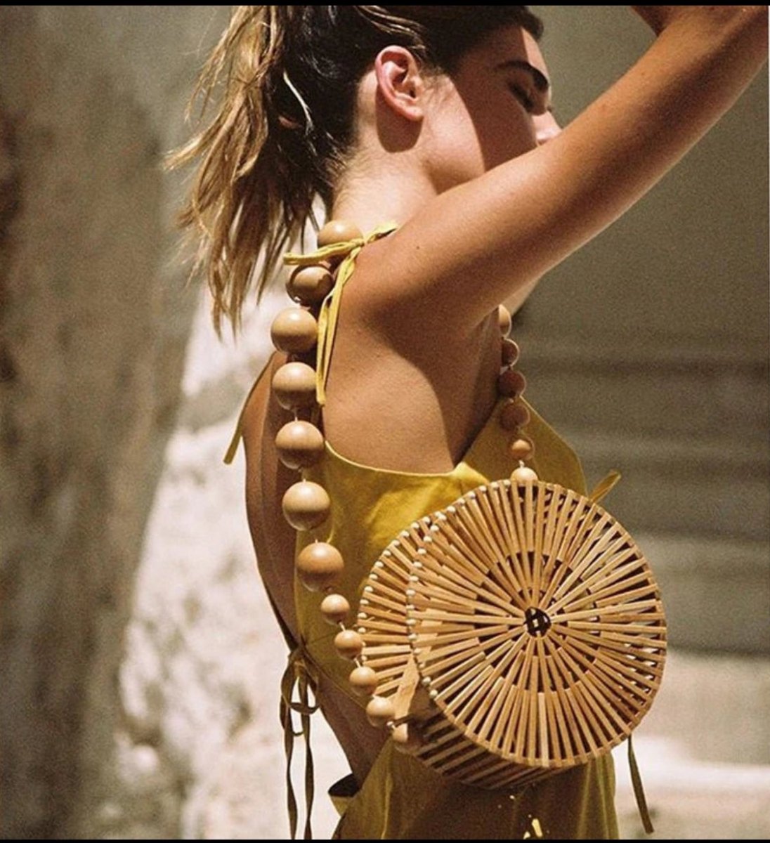 Artisanal Bamboo Sphere Clutch - TGC Boutique - Bamboo Clutch