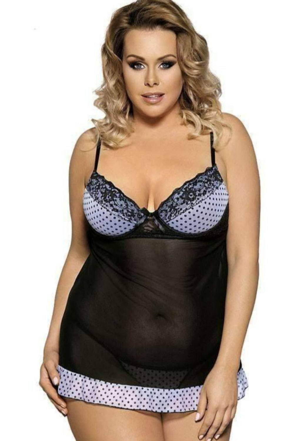 Babydoll Chemise Spaghetti Straps Lace Sleepwear - TGC Boutique - Lingerie