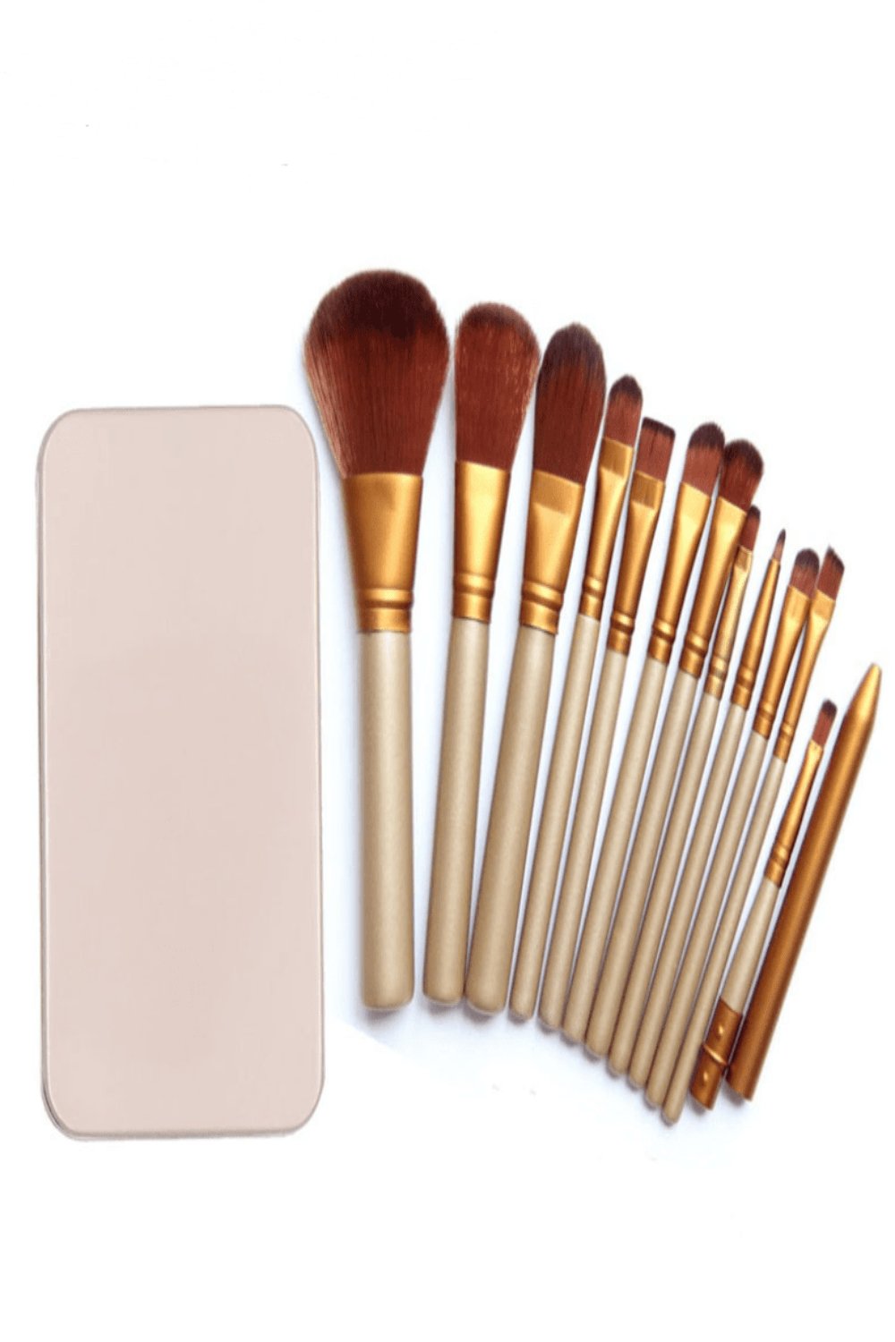 Bamboo Eco Friendly Makeup Brush Set - 12 Pack - TGC Boutique - Makeup Brush Set