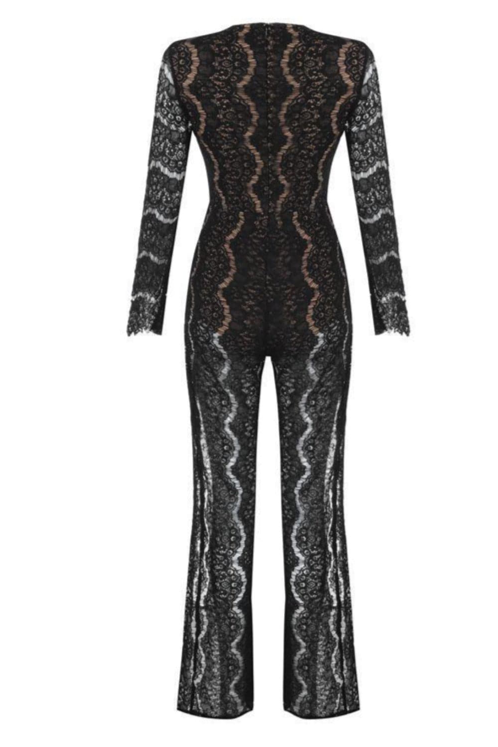 Breeze Of Confidence Lace Jumpsuit - TGC Boutique - Black Jumpsuits