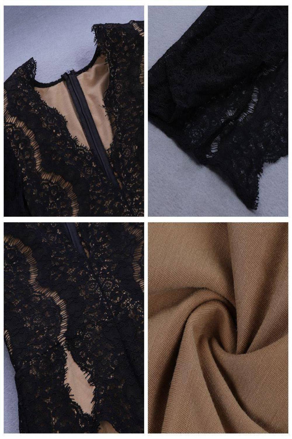 Breeze Of Confidence Lace Jumpsuit - TGC Boutique - Black Jumpsuits