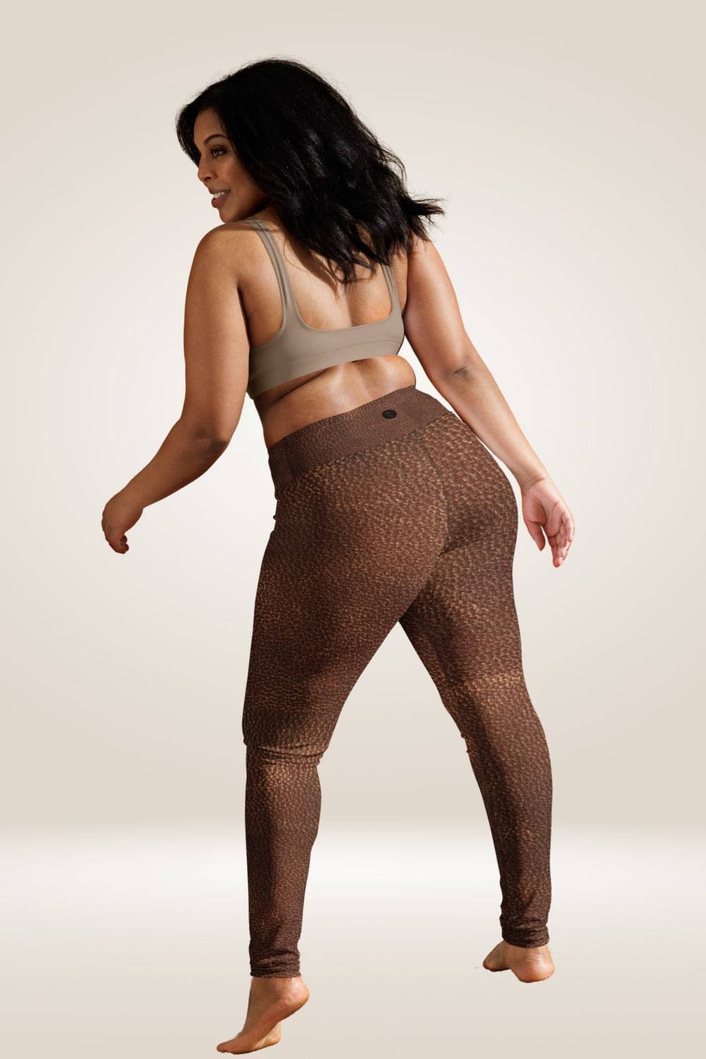 Brown Faux Leather Leggings - TGC Boutique - Leggings