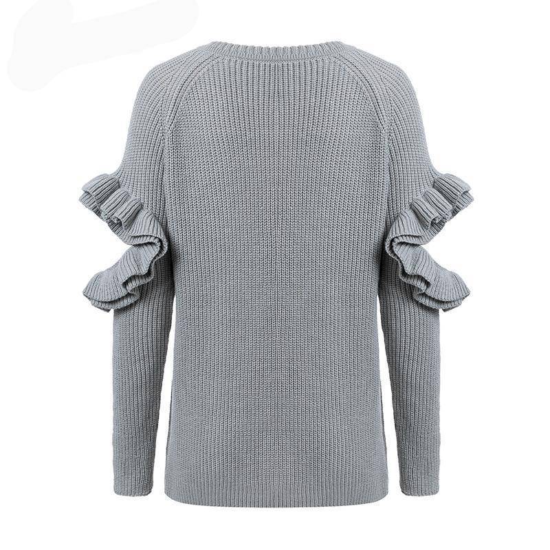 Brunch With Me Sweater - TGC Boutique - Cut Out Sleeve Sweater