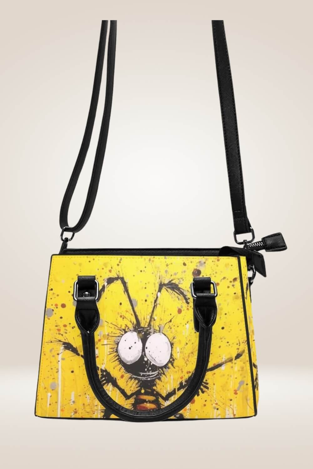 Cartoon Bee Yellow Satchel Bag - TGC Boutique - Satchel Handbag
