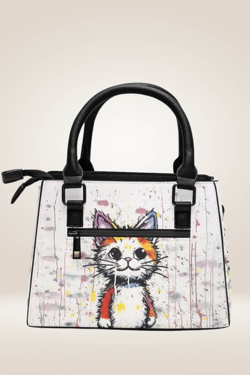 Cartoon Orange Cat Shoulder Bag - TGC Boutique - Satchel Handbag