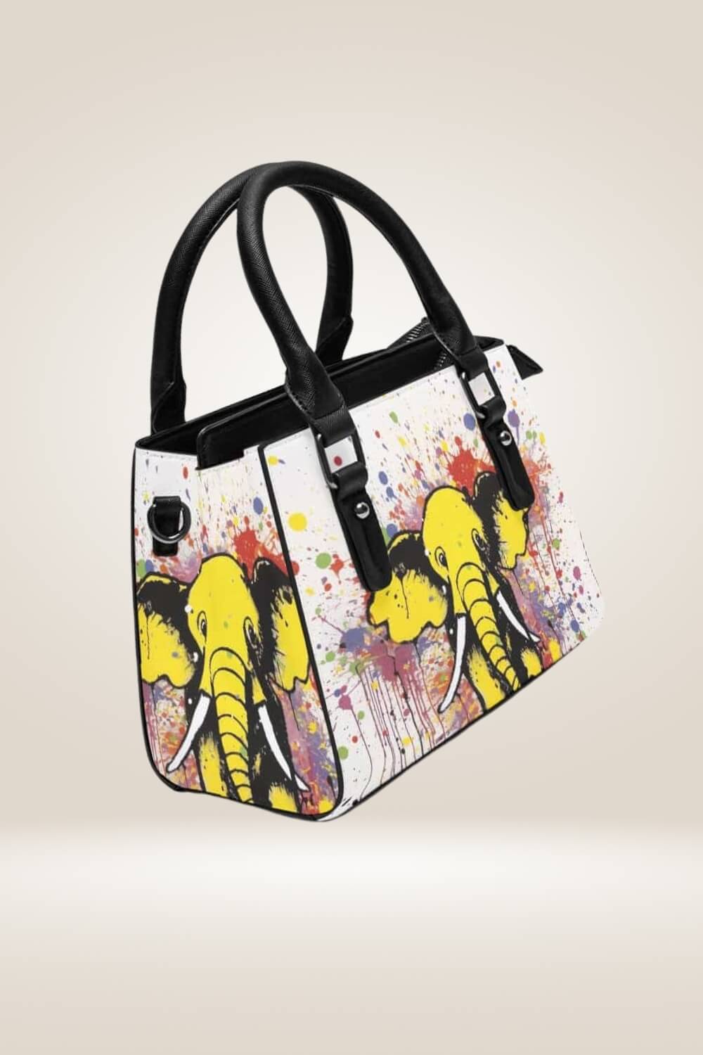 Cartoon Yellow Elephant Satchel Bag - TGC Boutique - Satchel Handbag
