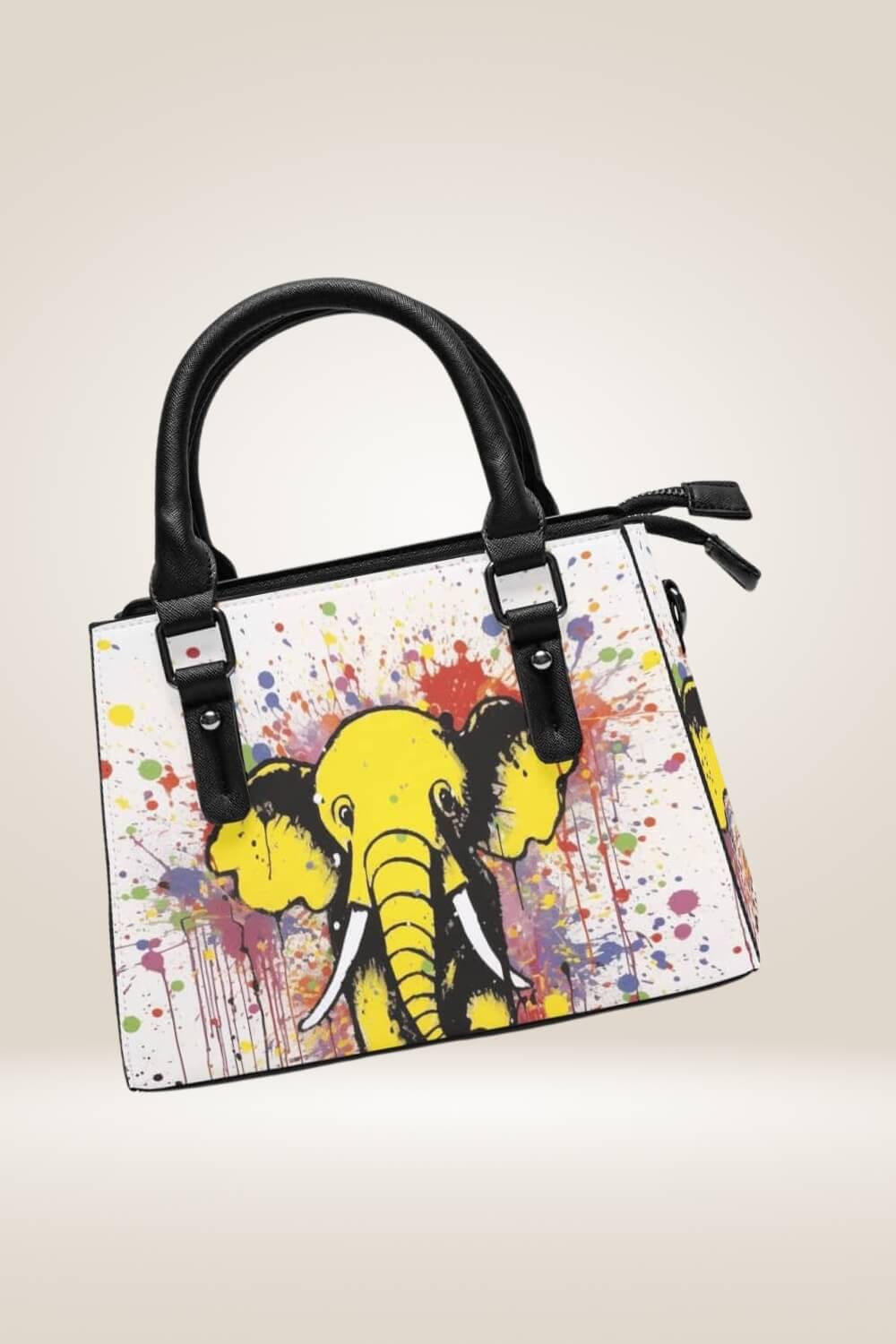 Cartoon Yellow Elephant Satchel Bag - TGC Boutique - Satchel Handbag