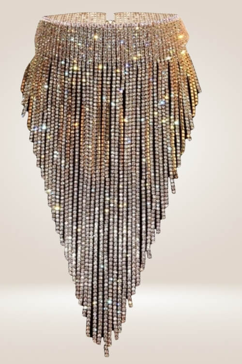 Chunky Collar Rhinestone Statement Necklace - TGC Boutique - Necklace
