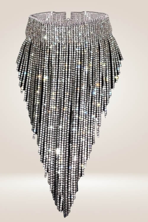 Chunky Collar Rhinestone Statement Necklace - TGC Boutique - Necklace