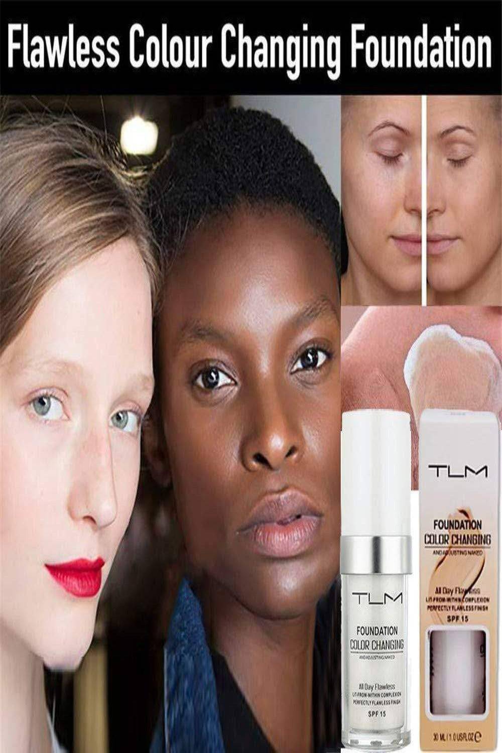 Color Changing Foundation - ONE SHADE FITS ALL - TGC Boutique - Makeup Foundation