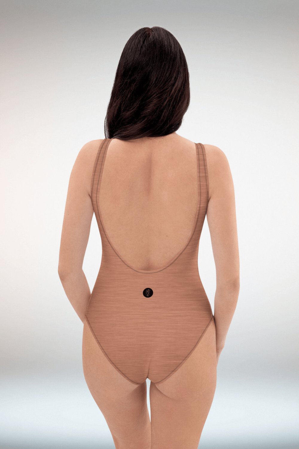 Copper Brown One Piece Swimsuit - TGC Boutique - One Piece Swimsuit
