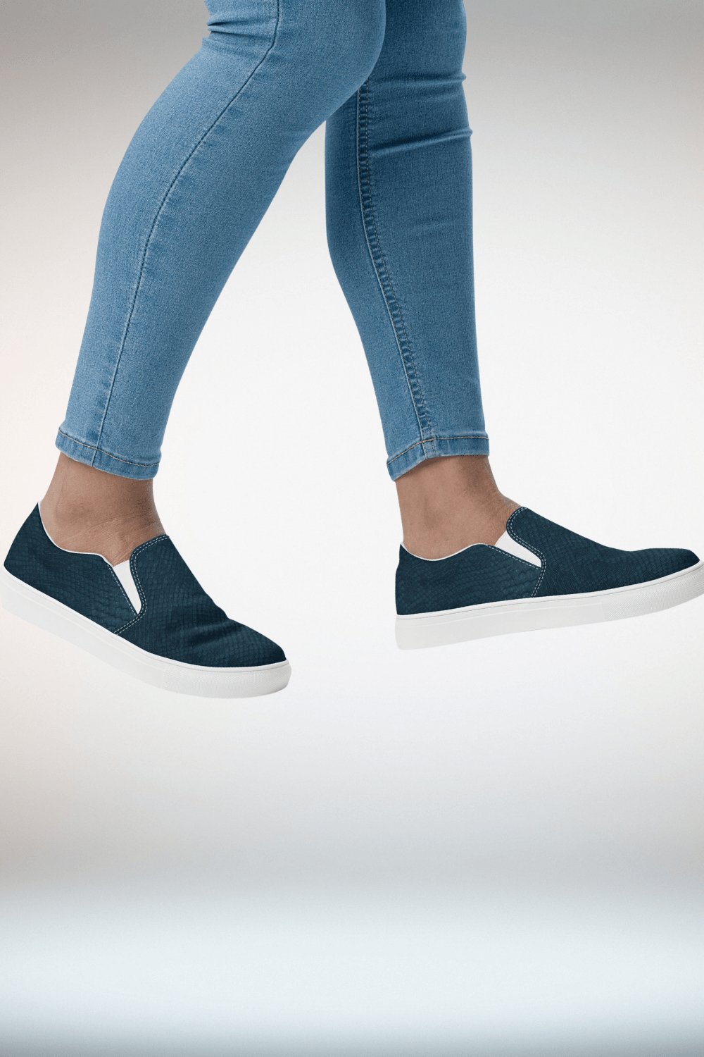 Dark Green Slip On Canvas Shoes - TGC Boutique - Slip On Shoes