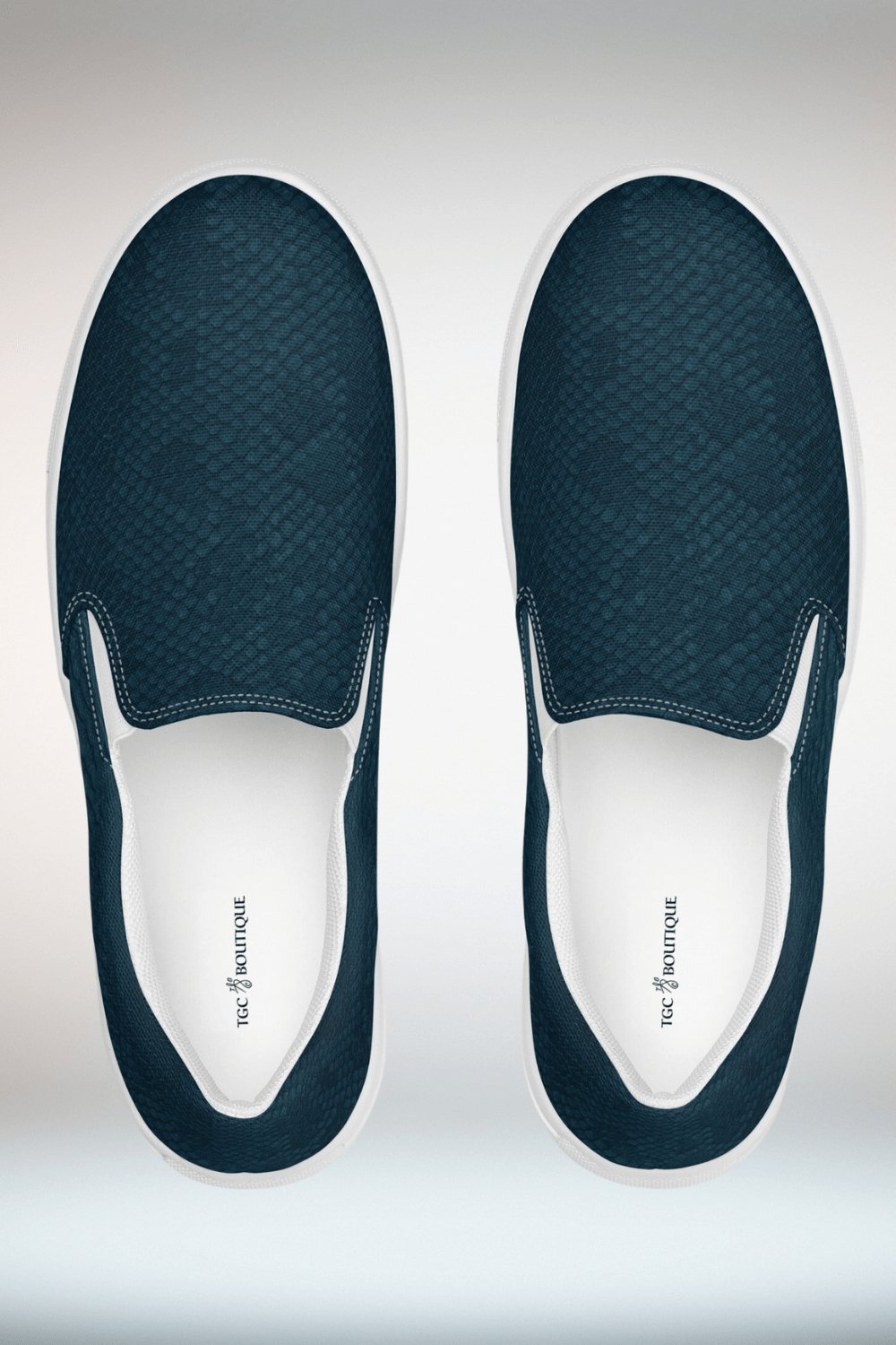 Dark Green Slip On Canvas Shoes - TGC Boutique - Slip On Shoes