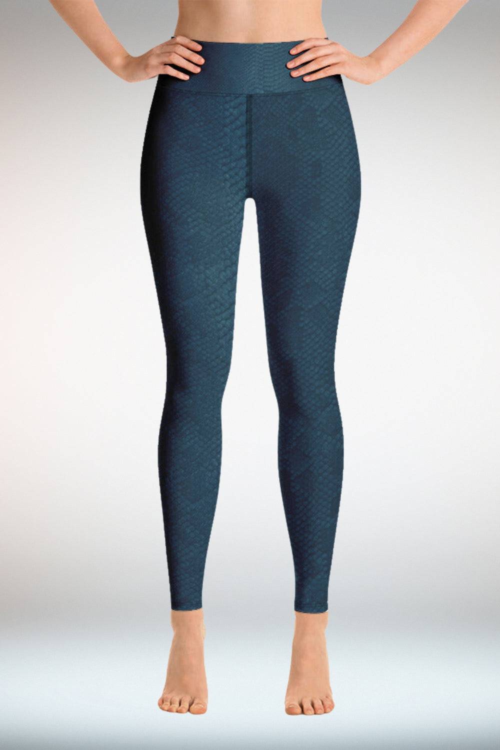 Dark Green Yoga Leggings With Pocket - TGC Boutique - Leggings