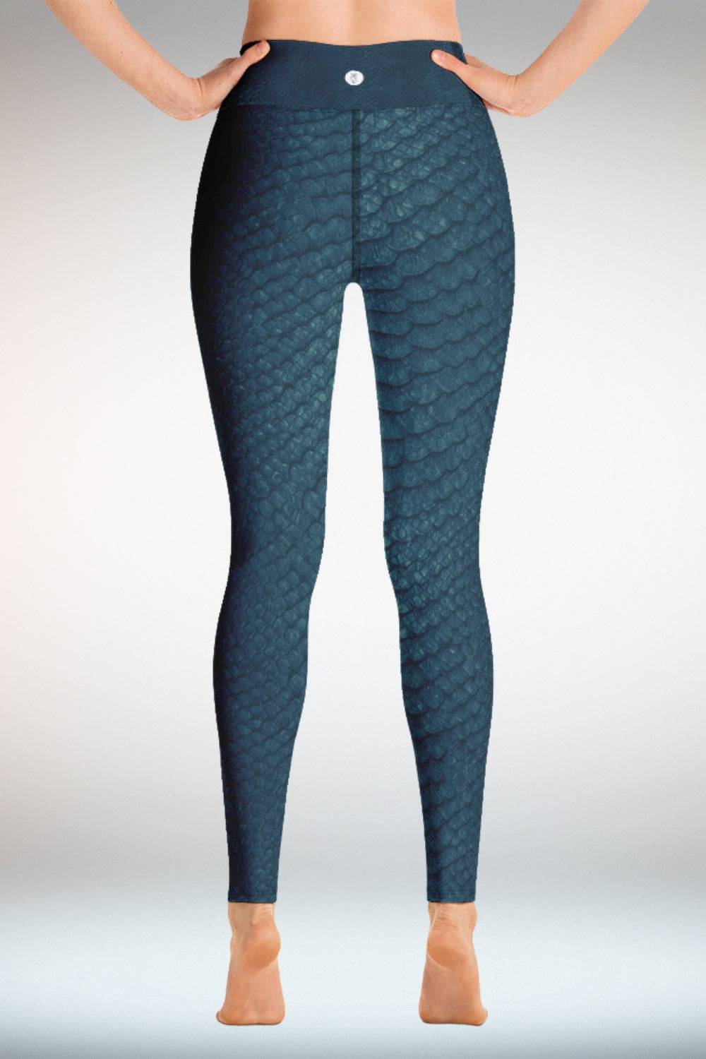 Dark Green Yoga Leggings With Pocket - TGC Boutique - Leggings