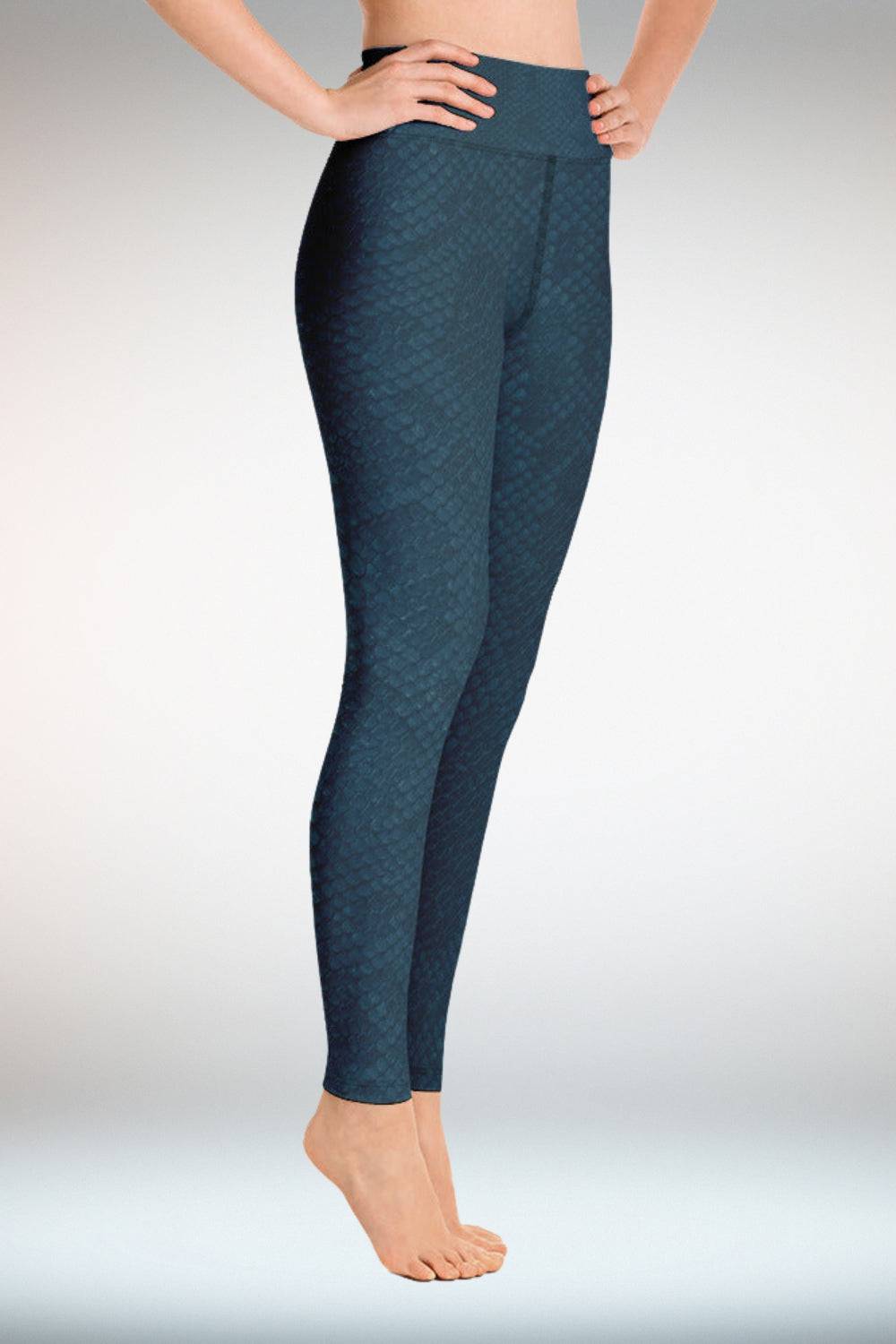 Dark Green Yoga Leggings With Pocket - TGC Boutique - Leggings