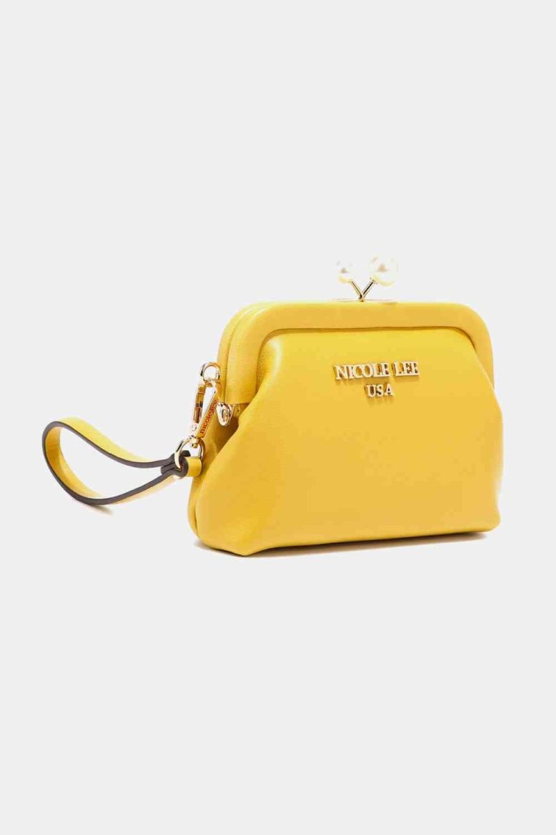 Elise Pearl Vegan Leather Coin Purse - TGC Boutique - Handbags
