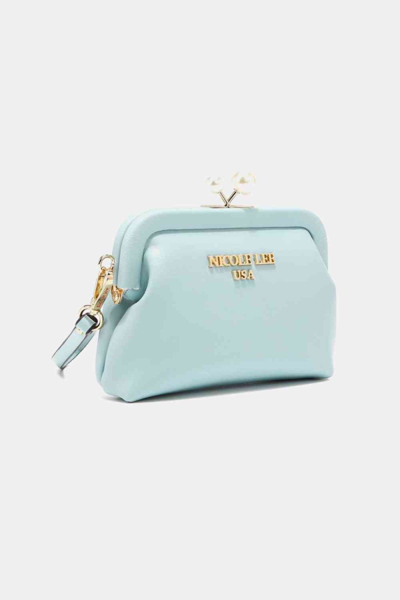 Elise Pearl Vegan Leather Coin Purse - TGC Boutique - Handbags
