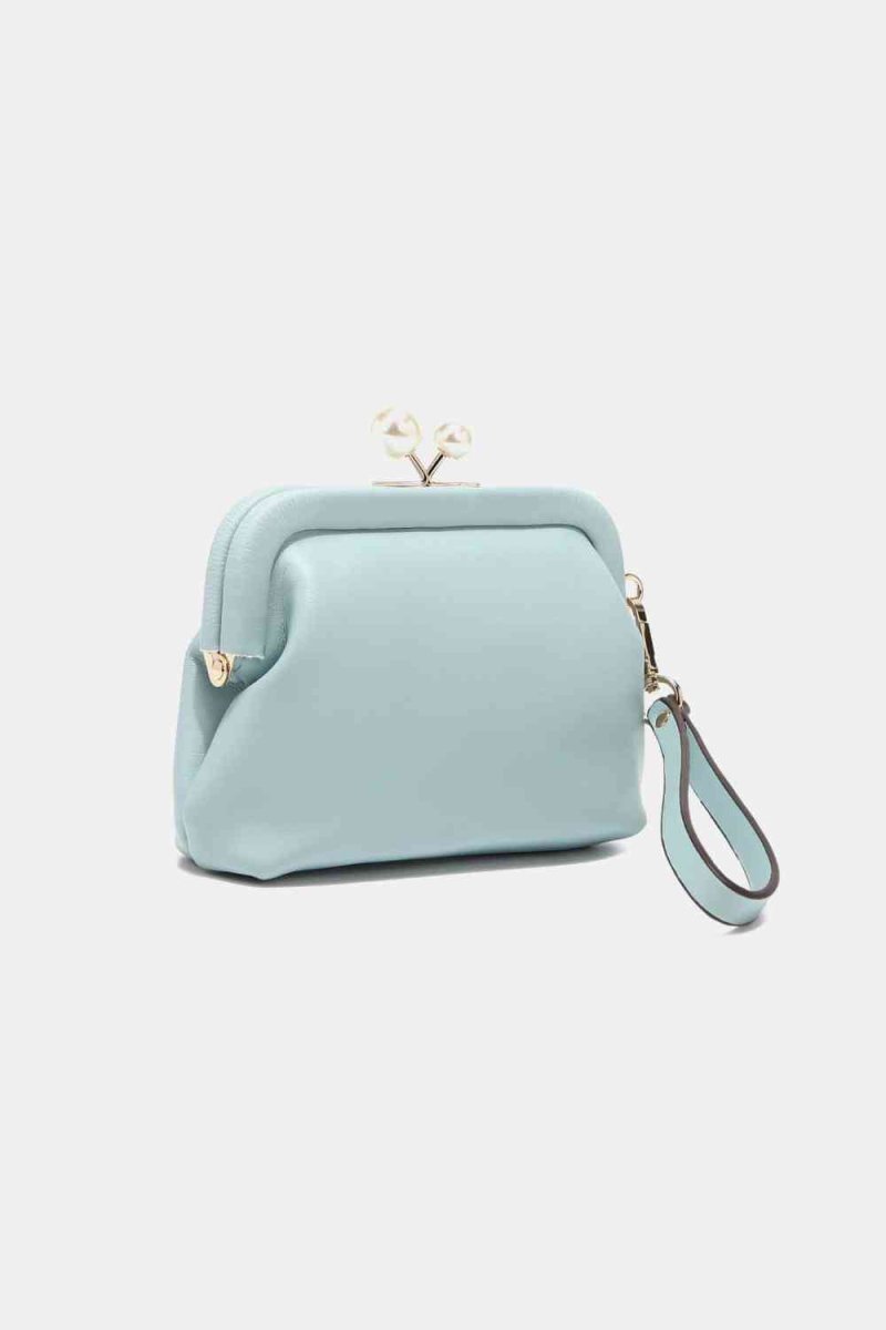 Elise Pearl Vegan Leather Coin Purse - TGC Boutique - Handbags