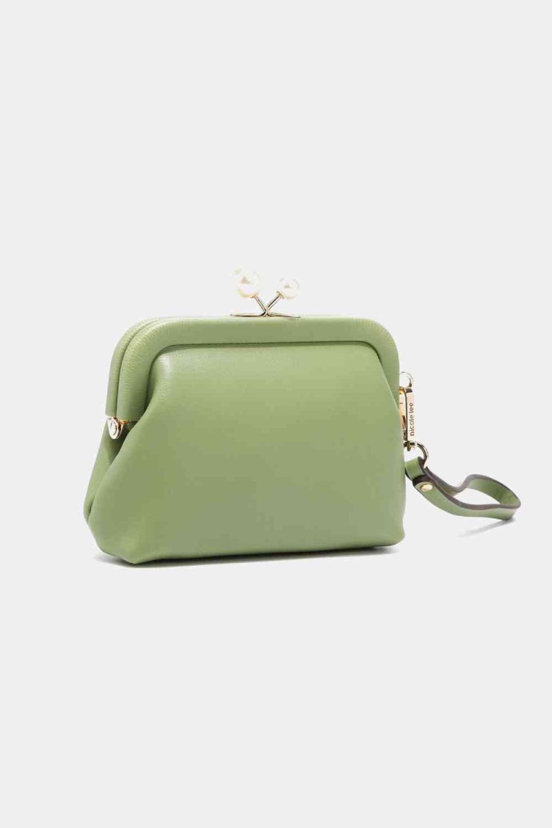 Elise Pearl Vegan Leather Coin Purse - TGC Boutique - Handbags