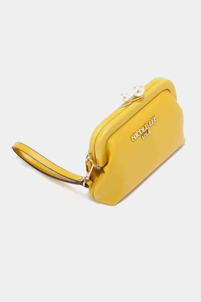 Elise Pearl Vegan Leather Coin Purse - TGC Boutique - Handbags