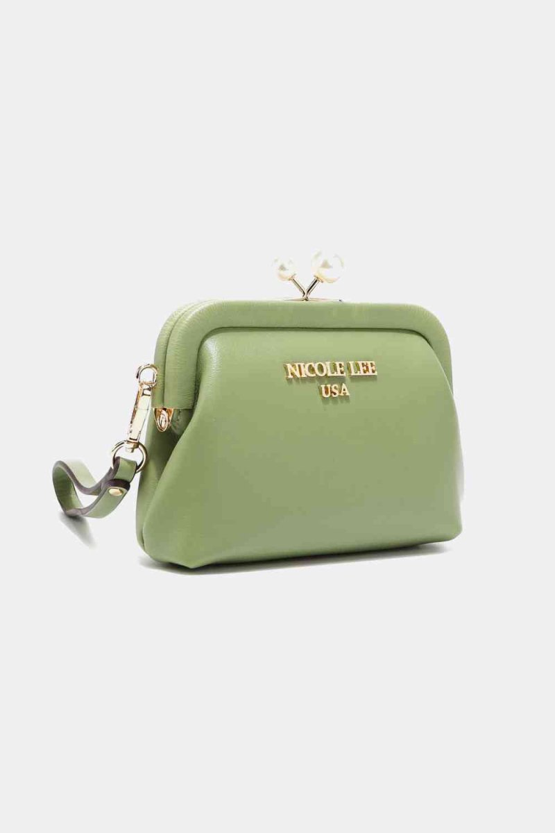 Elise Pearl Vegan Leather Coin Purse - TGC Boutique - Handbags