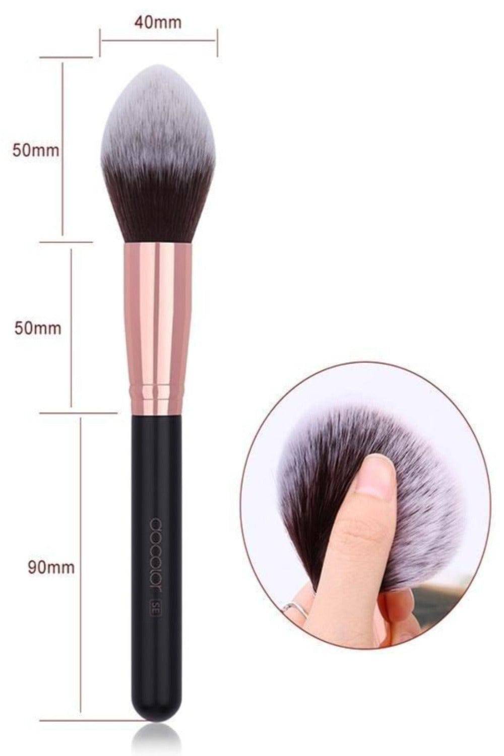Foundation Fan Contour Flat Top Highlighter Makeup Brushes - TGC Boutique - Makeup Brushes