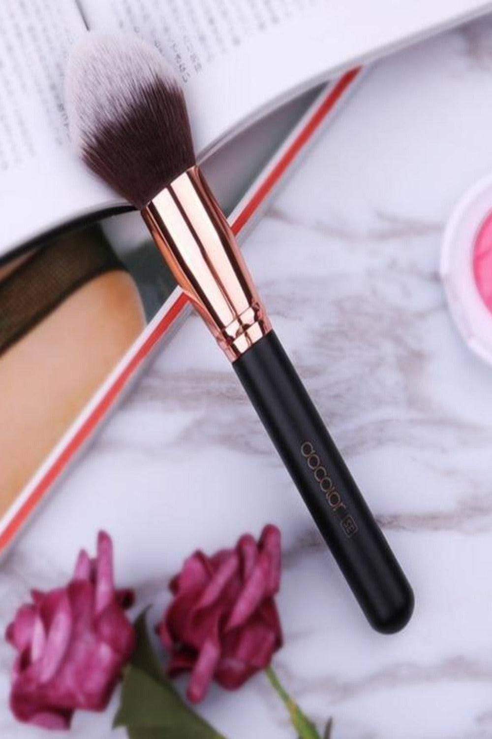 Foundation Fan Contour Flat Top Highlighter Makeup Brushes - TGC Boutique - Makeup Brushes