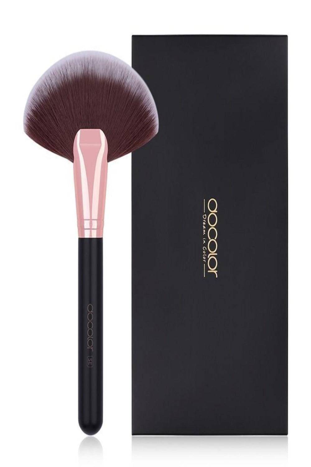 Foundation Fan Contour Flat Top Highlighter Makeup Brushes - TGC Boutique - Makeup Brushes