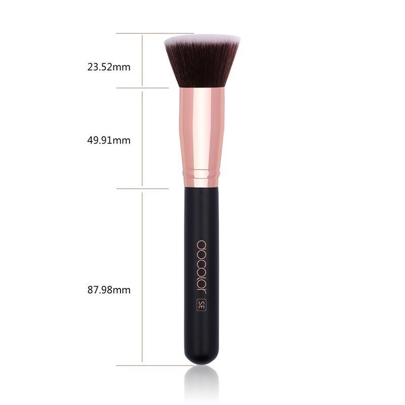 Foundation Fan Contour Powder Flat Top Buffing Highlighter Makeup Brushes - TGC Boutique - Makeup Brushes