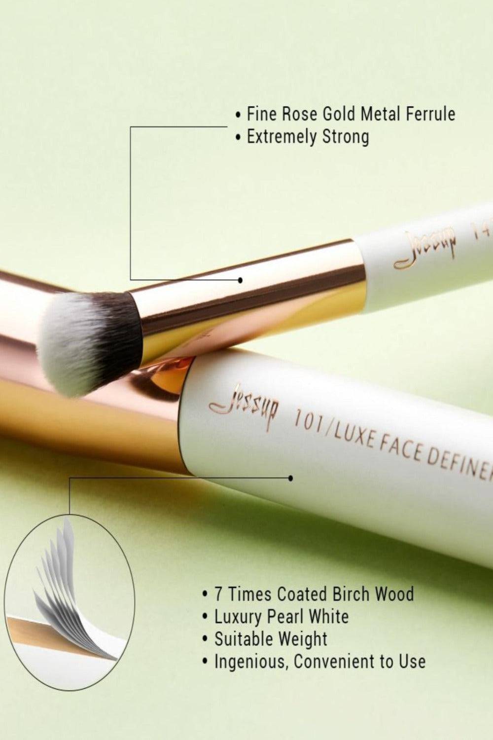 Girl On The Go Professional Makeup Brush Set - 10 Pack - TGC Boutique - Makeup Brushes