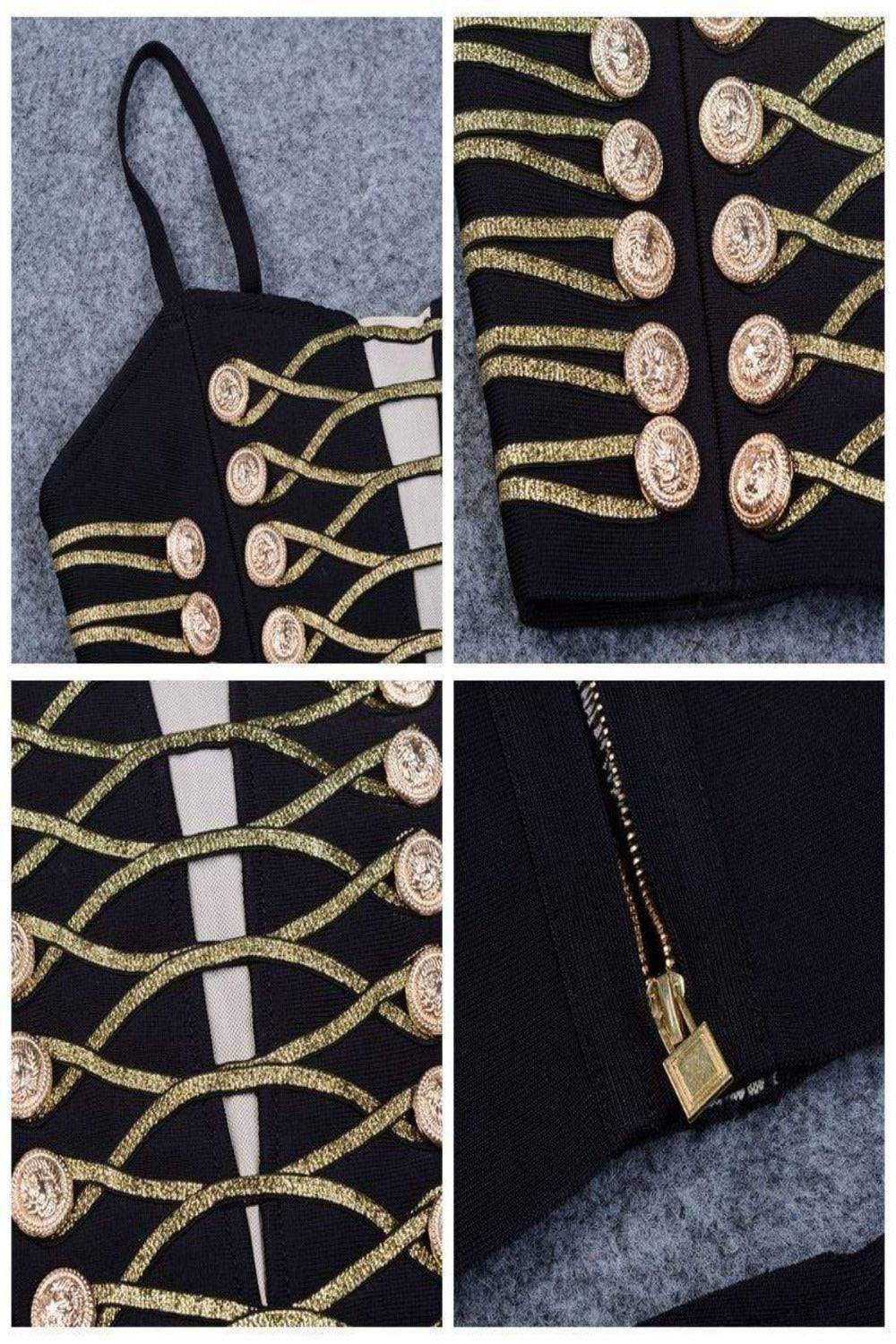 Golden Babe 2-Piece Jumpsuit Set - TGC Boutique - 2 Piece Set