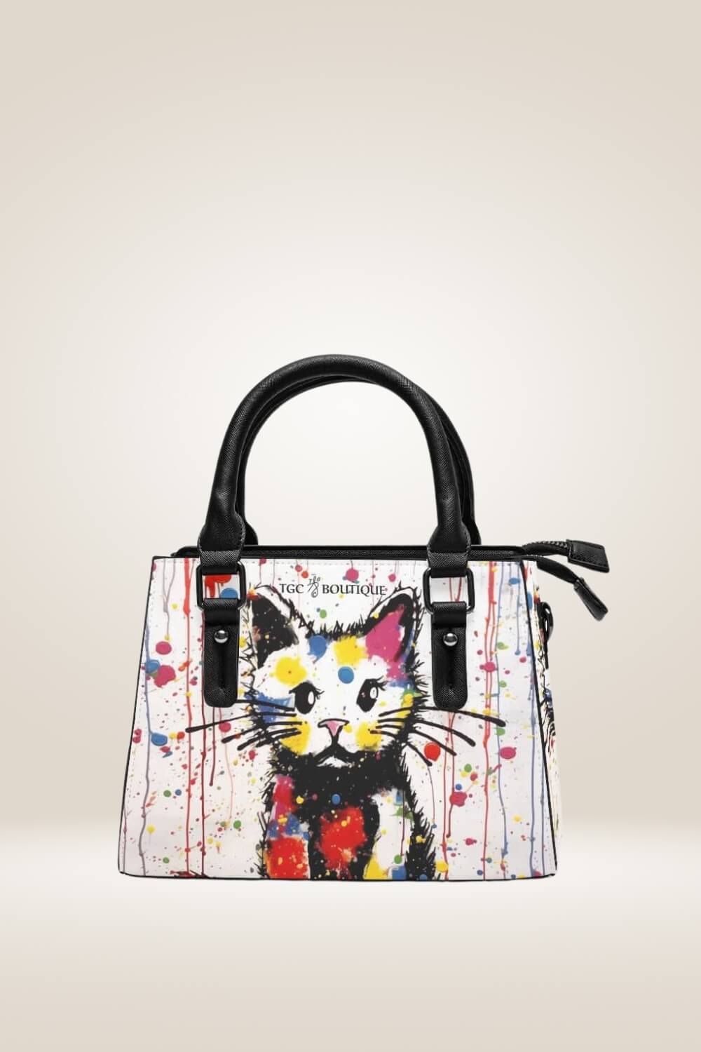 Graffiti Cat Shoulder Bag - TGC Boutique - Shoulder Bag