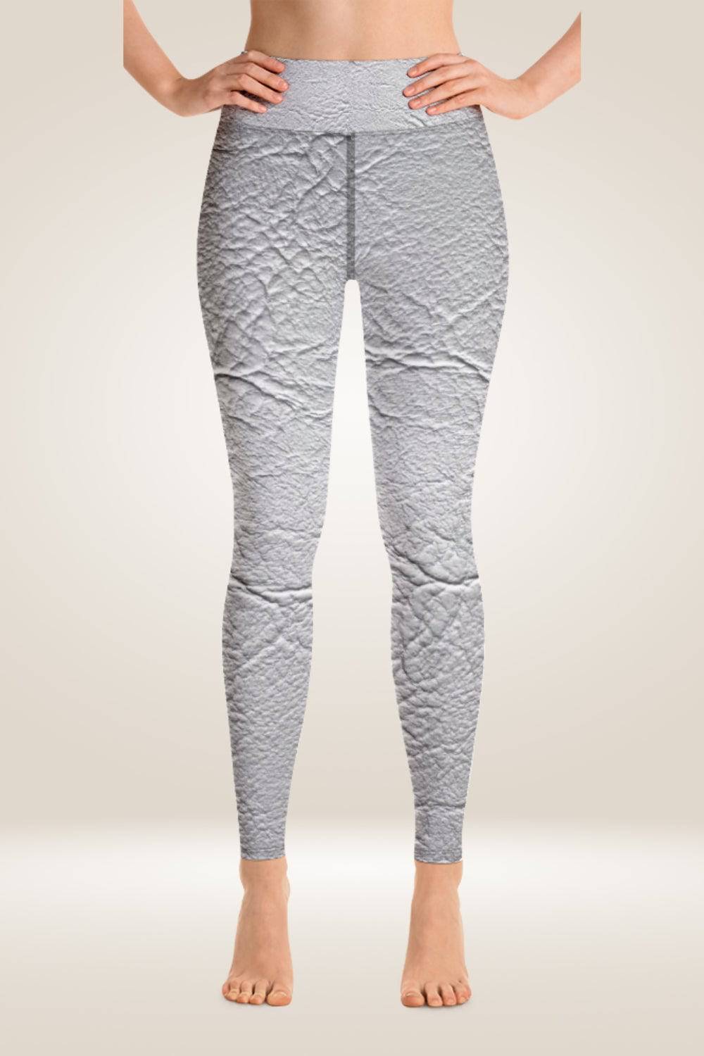 Gray Faux Leather Leggings - TGC Boutique - Leggings