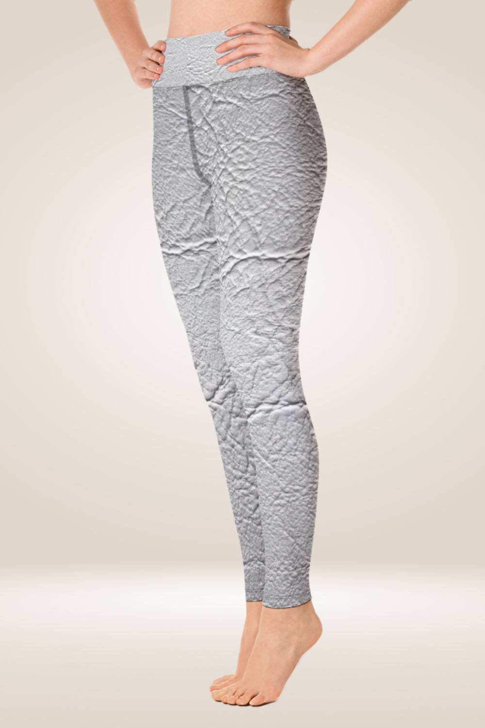 Gray Faux Leather Leggings - TGC Boutique - Leggings