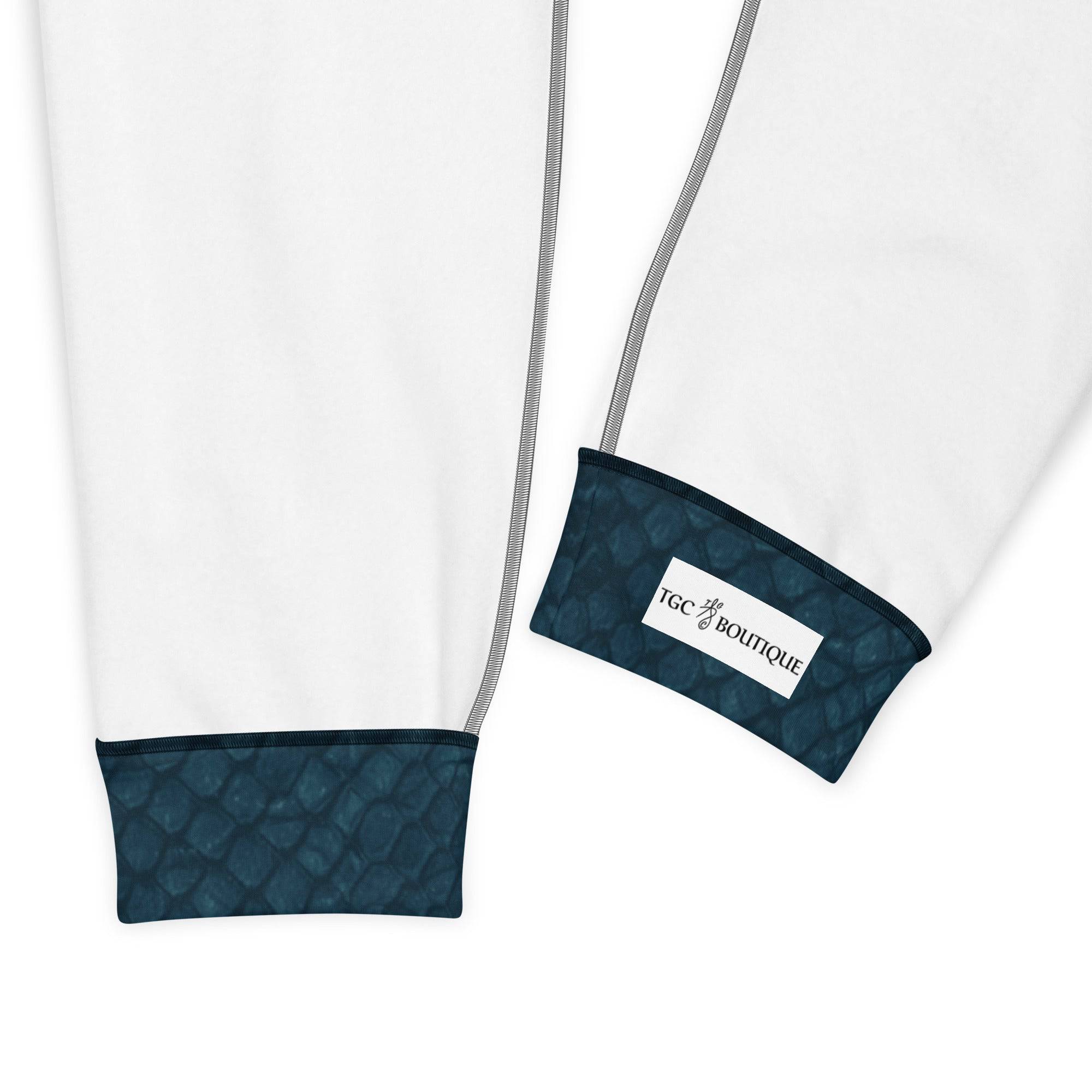 Green Animal Skin Print Womens Joggers - TGC Boutique - Joggers