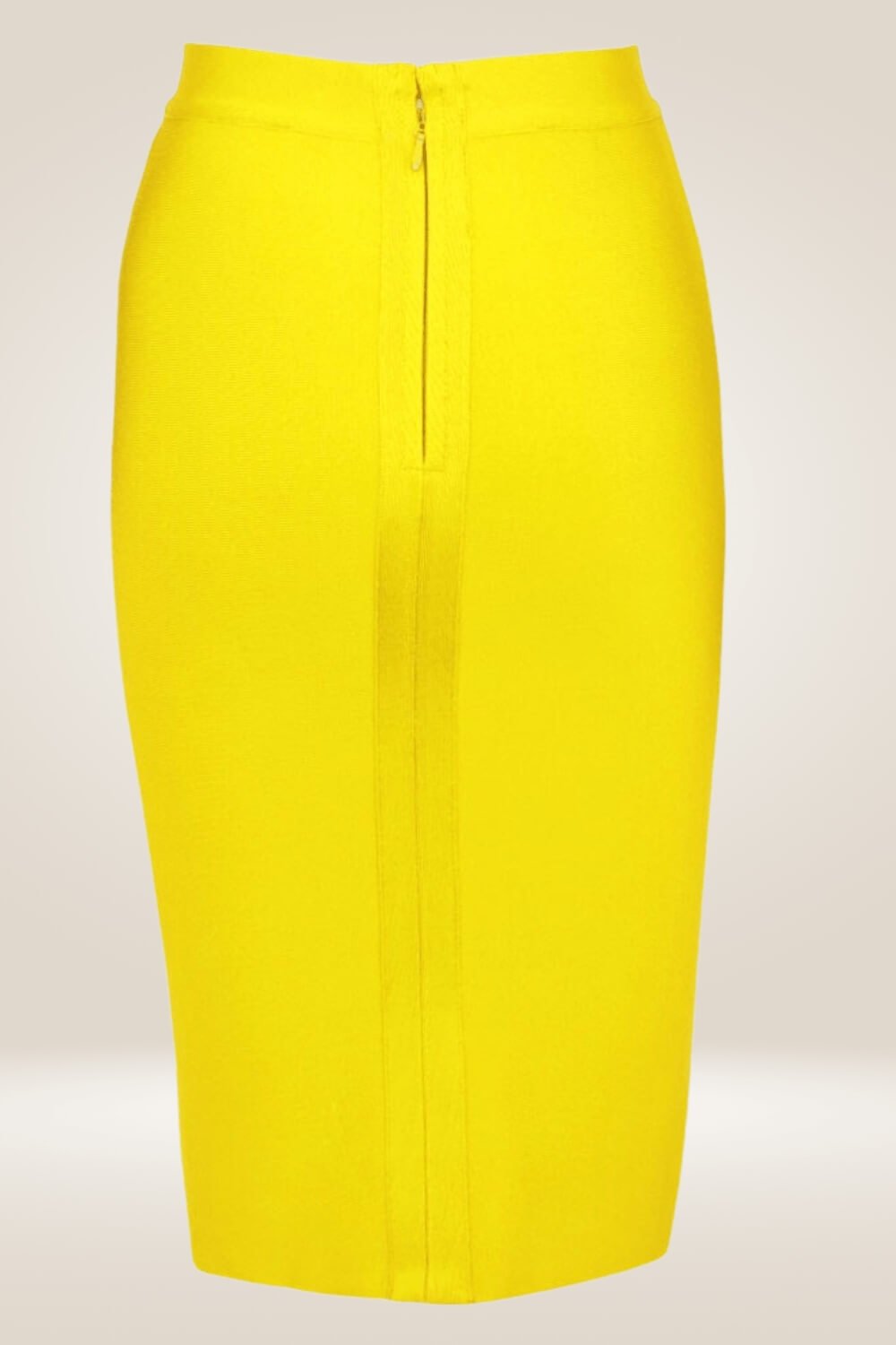 High Waisted Yellow Midi Skirt - TGC Boutique - Skirt