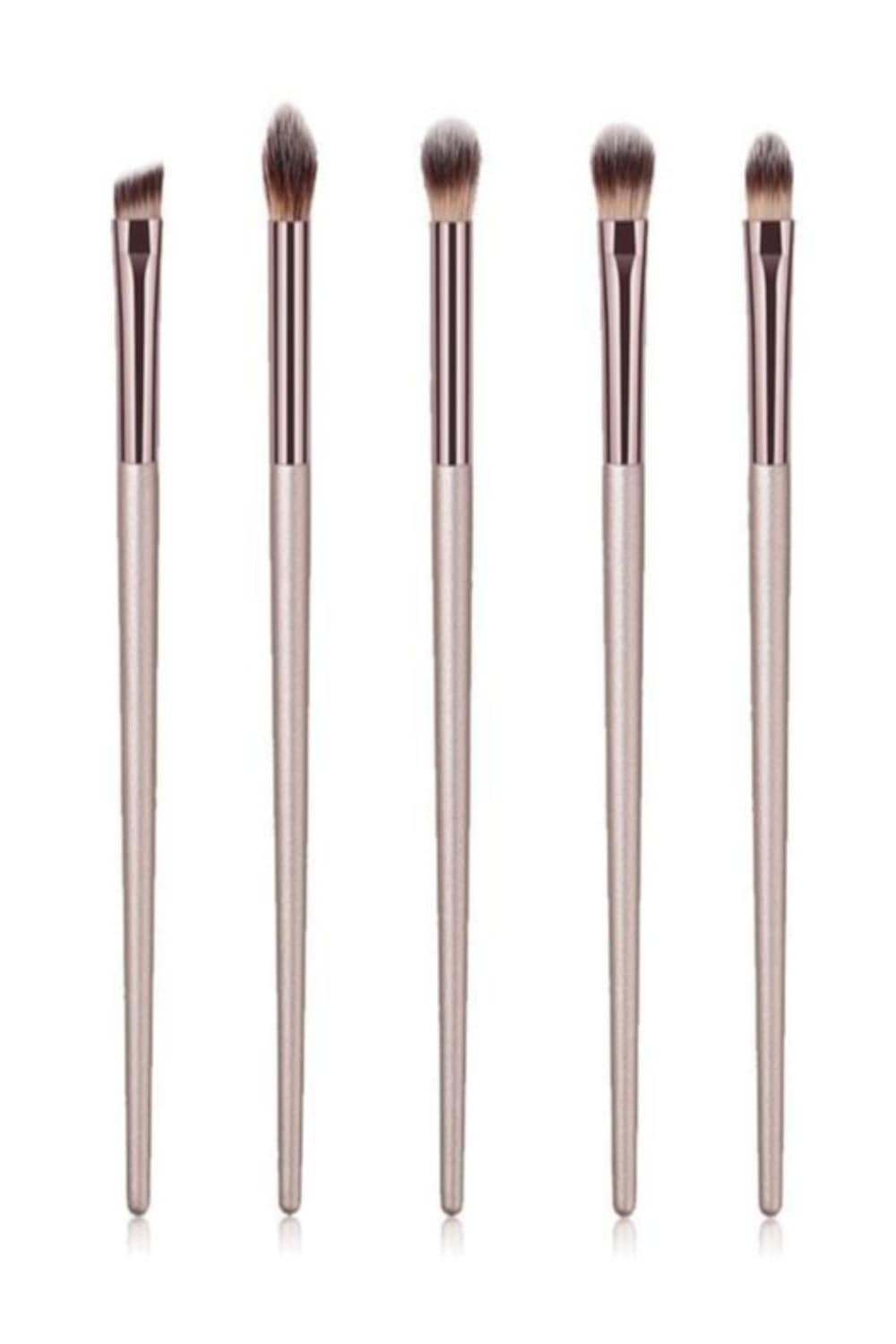 Kabuki Blending Champagne Makeup Brush Set - 10 Pcs - TGC Boutique - Makeup Brush Set