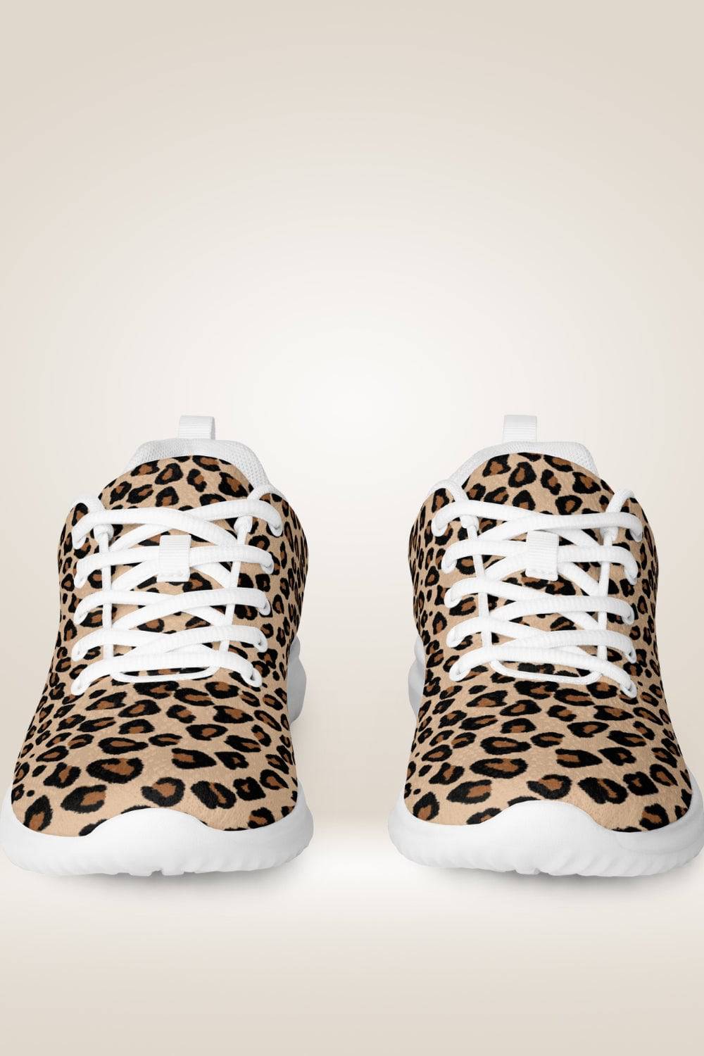 Lace Up Leopard Sneakers - TGC Boutique - Sneakers