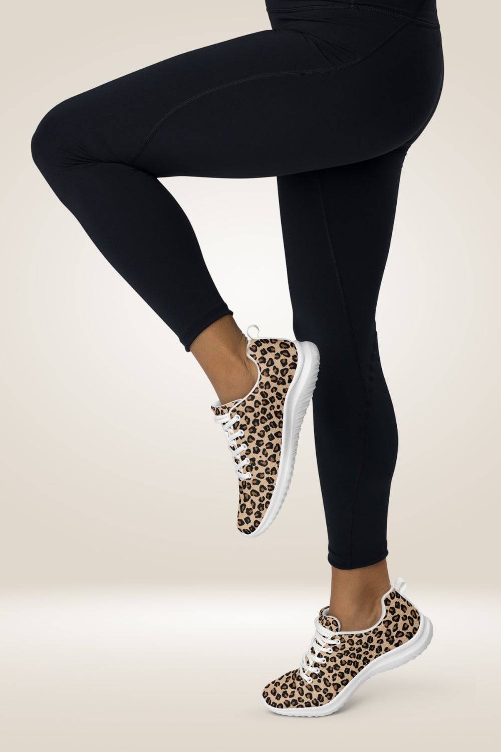 Lace Up Leopard Sneakers - TGC Boutique - Sneakers